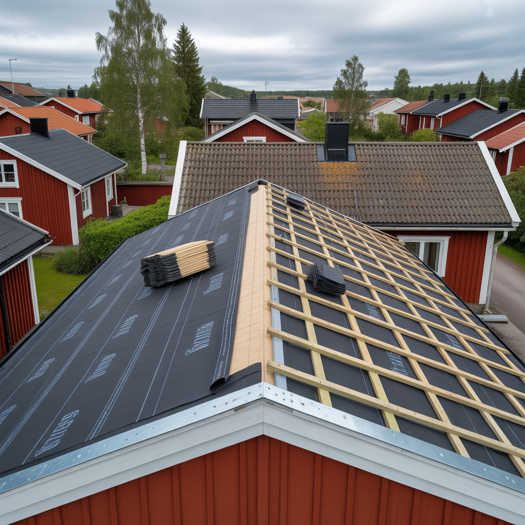 underlagspapp pa yttertak guide for val och montering