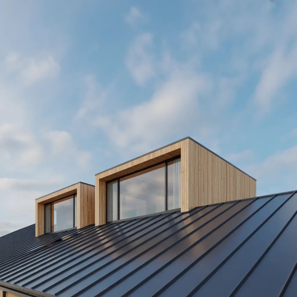 Bandtäckning & Dubbelfalsat plåttak