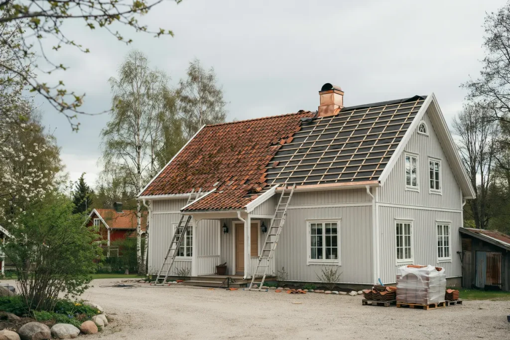 takrenovering eller takbyte s avg r du vad som r r tt f r ditt hus